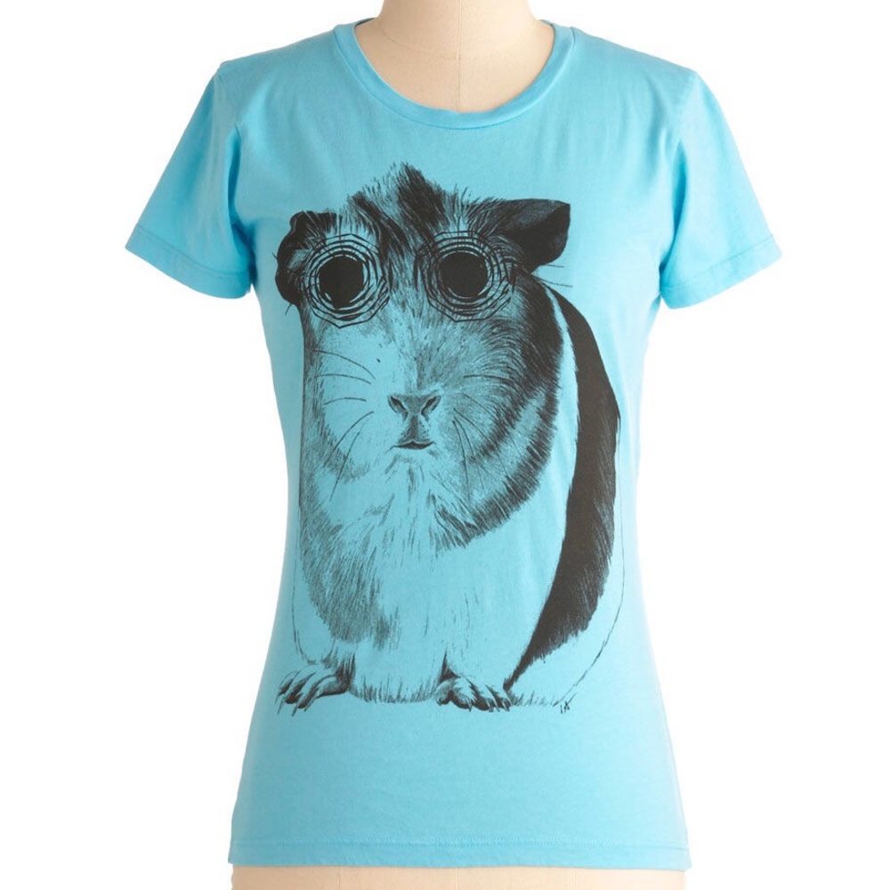 Quirky Critter Tee Funky Guinea Pig